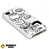 Case iPhone Branco dos Memes (plástico)